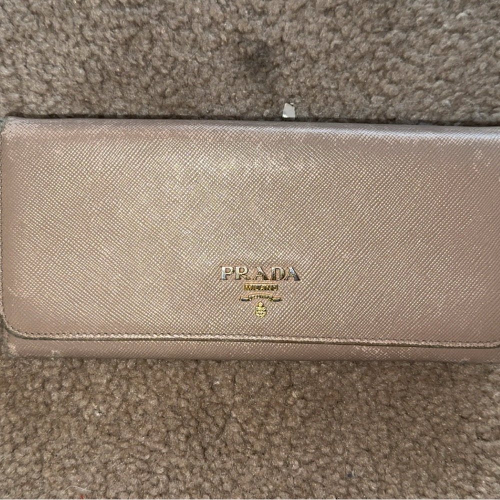 Authentic Prada long wallet